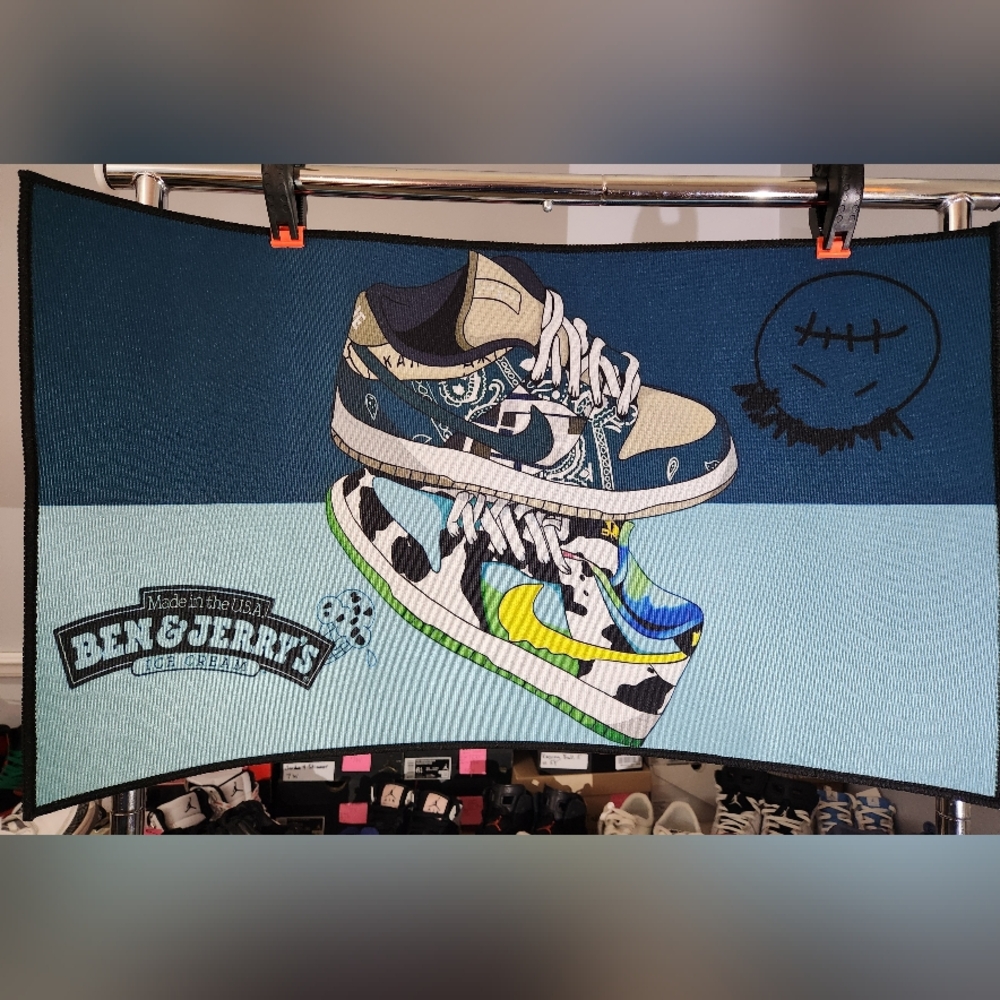 New Custom Sneaker Rug 18X31.5